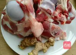 Yam Peanut tube bone soup recipe 2