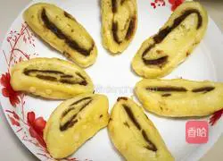 Illustration of how to make pumpkin and bean paste milk-flavored steamed buns 6