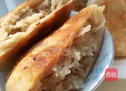 Illustration of how to make white radish and meat cake 12