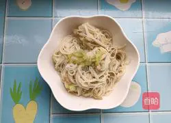 Illustration of how to make soy pot noodles 13