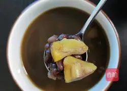 Illustration of how to make chestnut and red bean syrup 5
