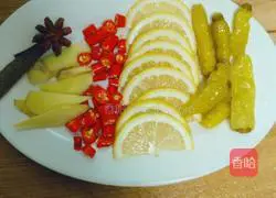 Illustration of how to make chicken feet with pickled peppers 3