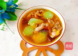 Melon, Mushroom and Chicken Soup Recipe Illustration 16