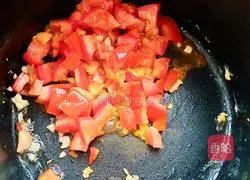 Illustration of how to make tomato and egg noodles 6