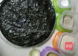 Illustration of how to make delicious homemade seaweed (snacks for babies over 1 year old) 1
