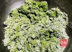 Illustration of how to make spinach steamed buns 5