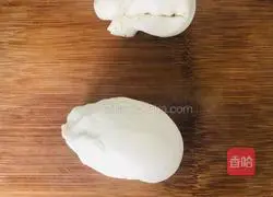 Illustration of how to make leek and egg dumplings 10