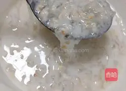 Illustration of how to make oatmeal bird's nest 8