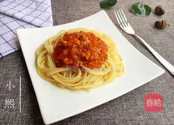 Illustration of how to make spaghetti with meat sauce 11