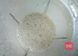 Black sesame walnut Illustration of how to make milk 10