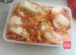 Pictures of how to make kimchi 8
