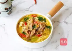 Illustration of how to make fat beef with passion fruit sour soup 13