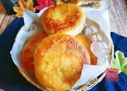 Illustration of how to make bean paste cake 1