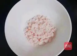 Illustration of how to make shrimp and egg noodles (baby food supplement) 3