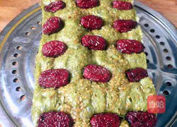 Illustration of how to make two-color hair cake 12