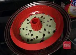 Illustration of how to make three-color hair cake 12