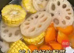 Lotus root and pork ribs soup recipe 4