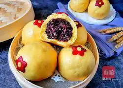 Corn Illustration of how to make sweet bean buns 21