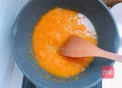 Illustration of how to make Korean pumpkin soup 3