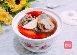 Carrot, Yam and Spare Ribs Illustration of how to make soup 15