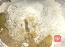 Sesame Illustration of how to make sesame cakes 1