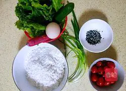 Illustration of how to make tomato egg rolls 1