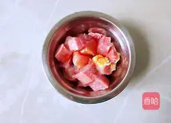 Illustration of how to make braised beans and noodles 1