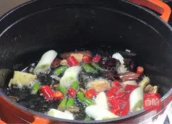 Illustration of radish stewed mutton 9