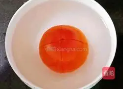 Illustration of how to make tomato egg pancake 1