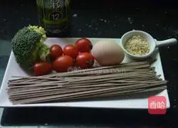 Illustration of how to make low-fat soba noodles 1