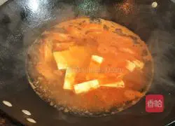 Illustration of how to make shrimp head and tofu soup 4