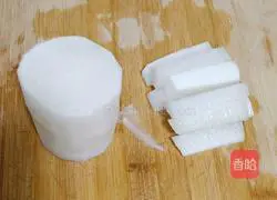 Illustration of how to make spicy and sour white radish strips 2