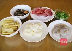 Illustration of how to make shrimp siomai (Quanzhou style) 1