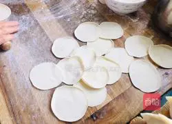 Illustration of how to make pumpkin stuffed dumplings 11