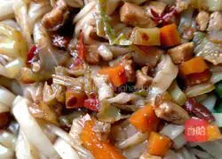 Illustration of how to make whistle noodles 13