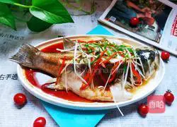 Illustration of how to make steamed seabass 12