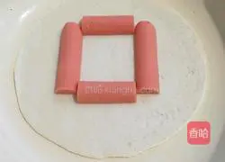 Illustration of how to make egg hand cake 4