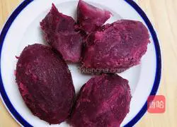 Purple potato and red bean milkshake | Illustration of how to reduce fat and detoxify 2