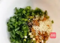 Illustration 3 of how to make homemade scallion pancakes