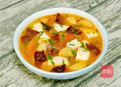Tomato, fish ball and tofu soup recipe 18
