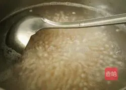 Illustration of how to make fruit milk fragrant sago 4