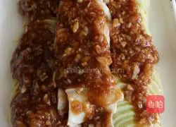 Illustration of how to make garlic pork belly and cucumber 4