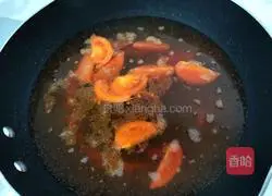 Illustration of how to make tomato wheat germ noodles 3