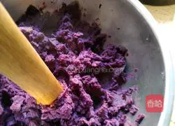 Illustration of how to make purple sweet potato buns 2
