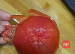 Illustration of how to make tomato and egg drop soup 3