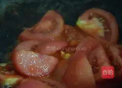 Illustration of how to make tomato and egg noodles 8