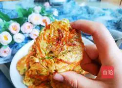 Illustration of how to make vegetable chicken patties (low calorie and reduced fat) 11