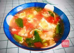 Tomato, egg and vegetable soup recipe 10