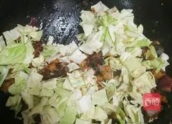 Illustration of making fried noodles 7