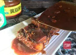 Illustration of making sauce-flavored cured fish 17